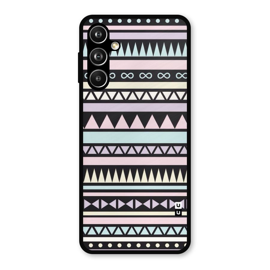 Cute Chev Pattern Metal Back Case for Samsung Galaxy M54