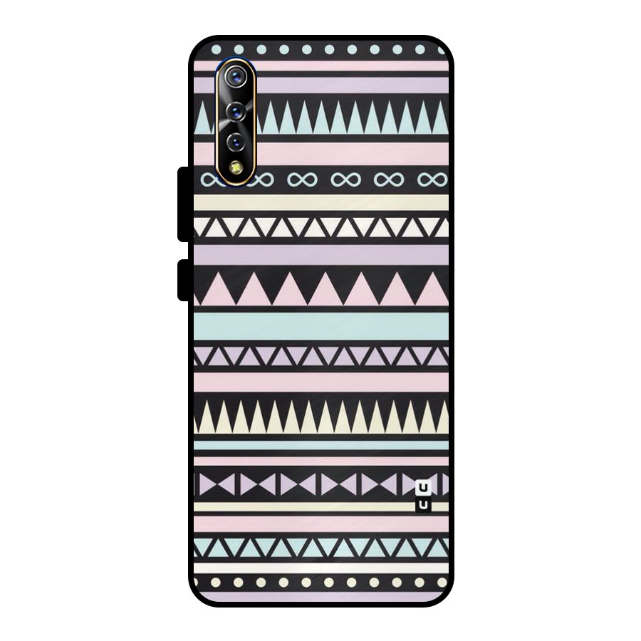 Cute Chev Pattern Metal Back Case for Vivo S1