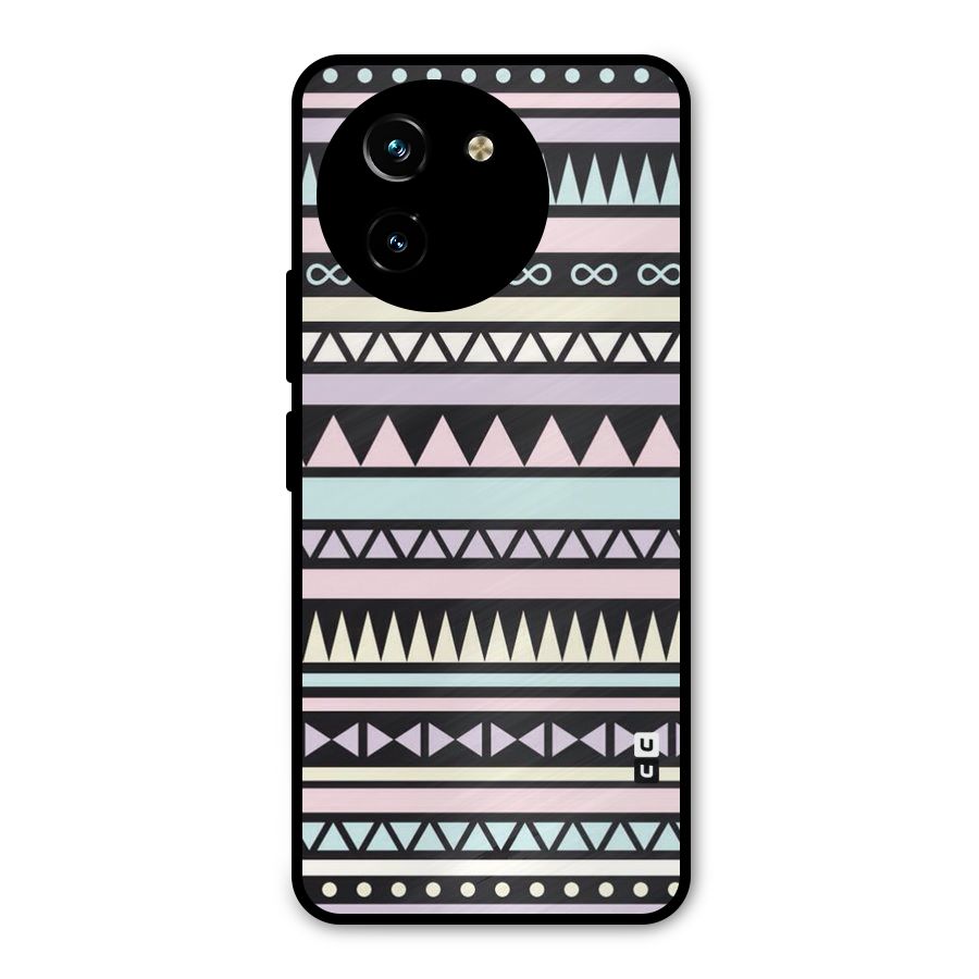 Cute Chev Pattern Metal Back Case for Vivo T3x