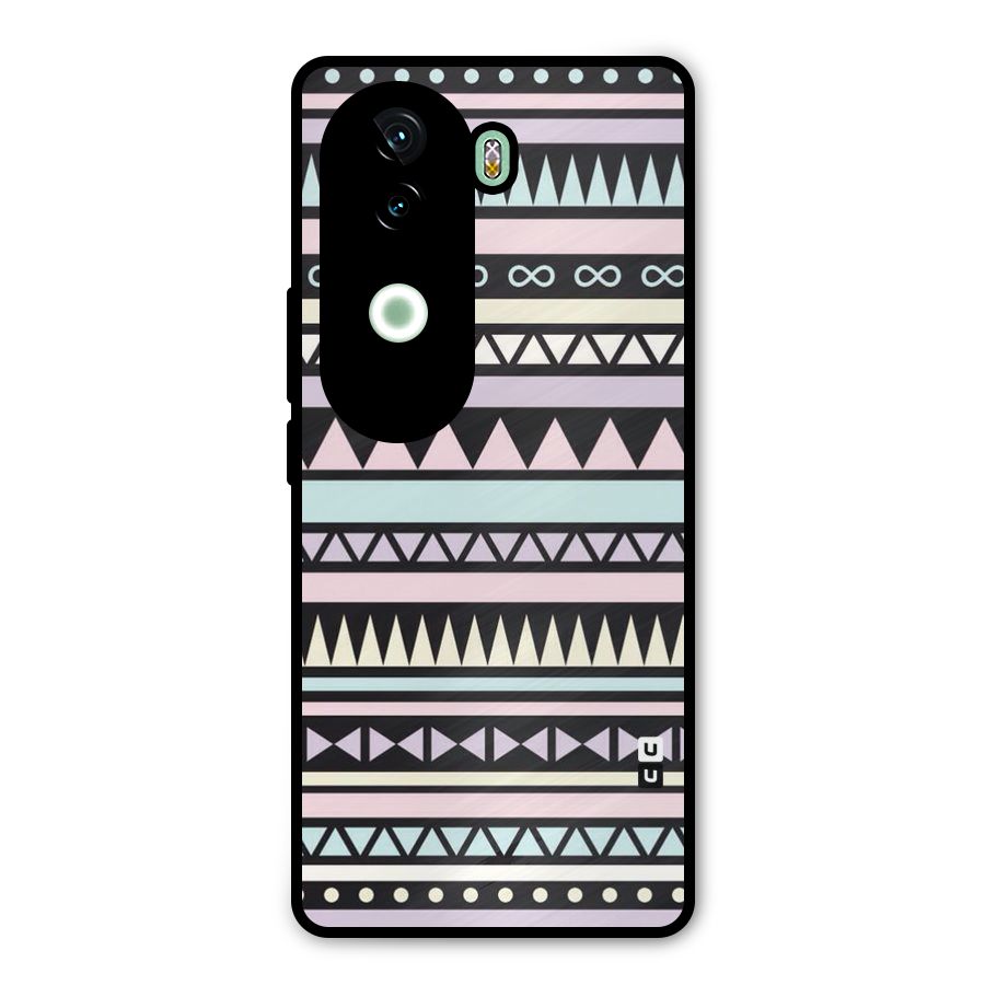 Cute Chev Pattern Metal Back Case for Vivo V40e