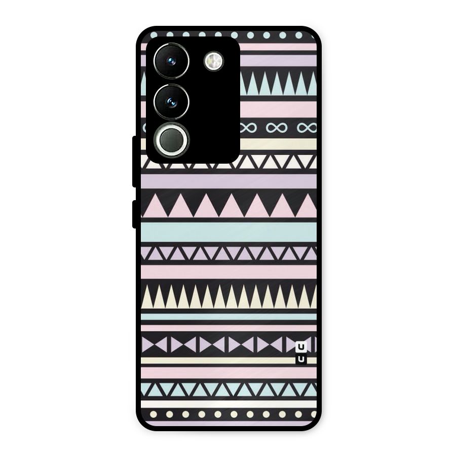 Cute Chev Pattern Metal Back Case for Vivo Y200
