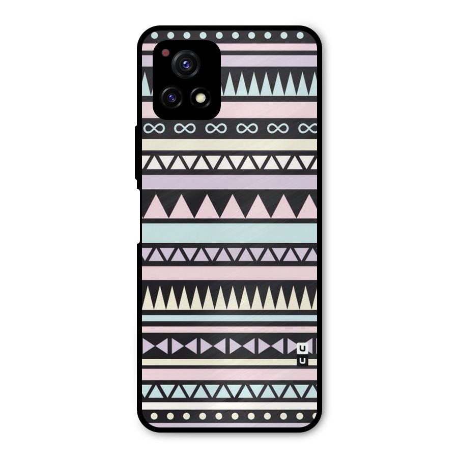 Cute Chev Pattern Metal Back Case for Vivo Y72 5G