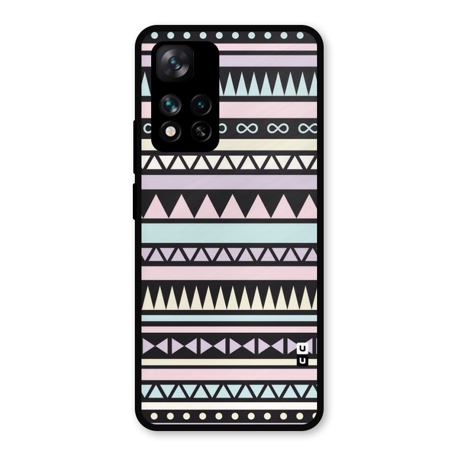 Cute Chev Pattern Metal Back Case for Xiaomi 11i Hypercharge 5G