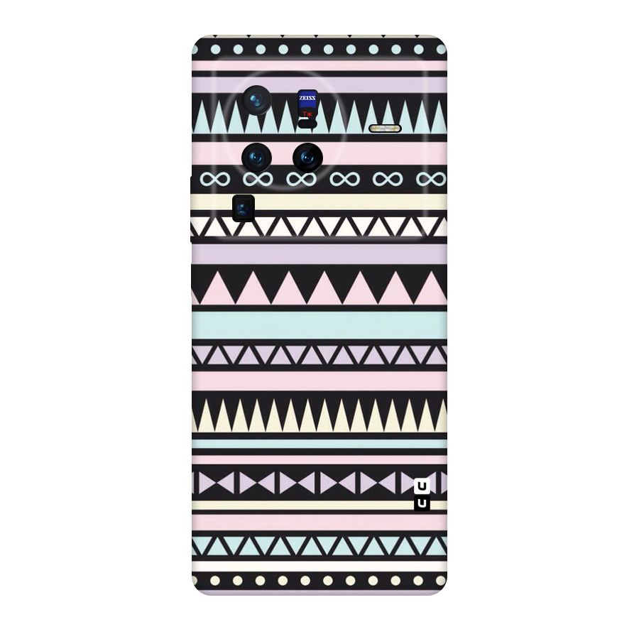 Cute Chev Pattern Original Polycarbonate Back Case for Vivo X80