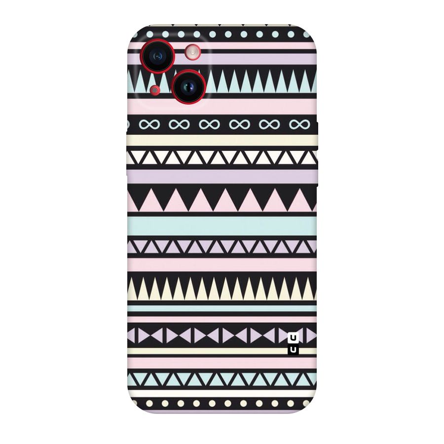 Cute Chev Pattern Original Polycarbonate Back Case for iPhone 14 Plus