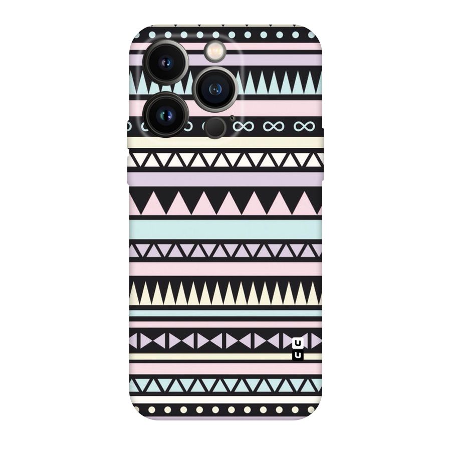 Cute Chev Pattern Original Polycarbonate Back Case for iPhone 14 Pro