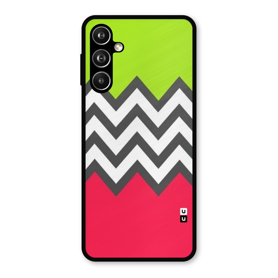 Cute Chevron Metal Back Case for Samsung Galaxy M54