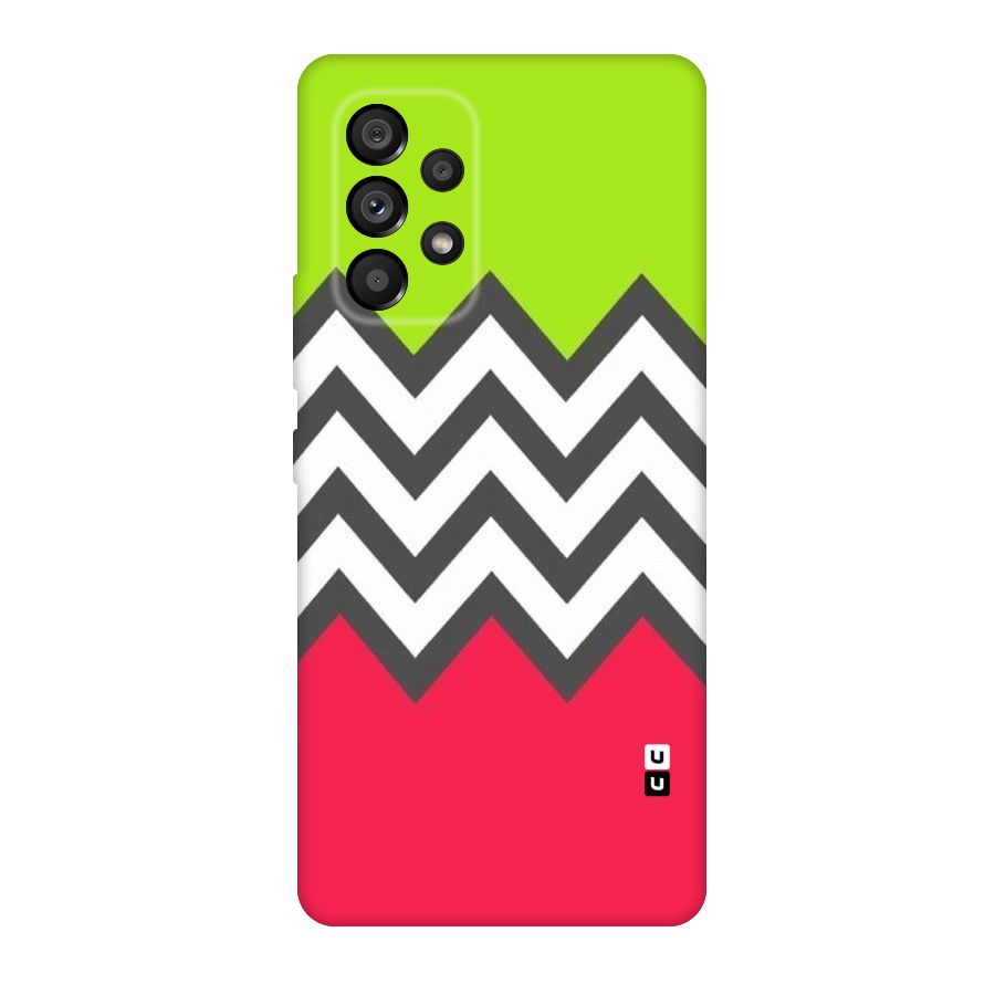 Cute Chevron Original Polycarbonate Back Case for Galaxy A53 5G