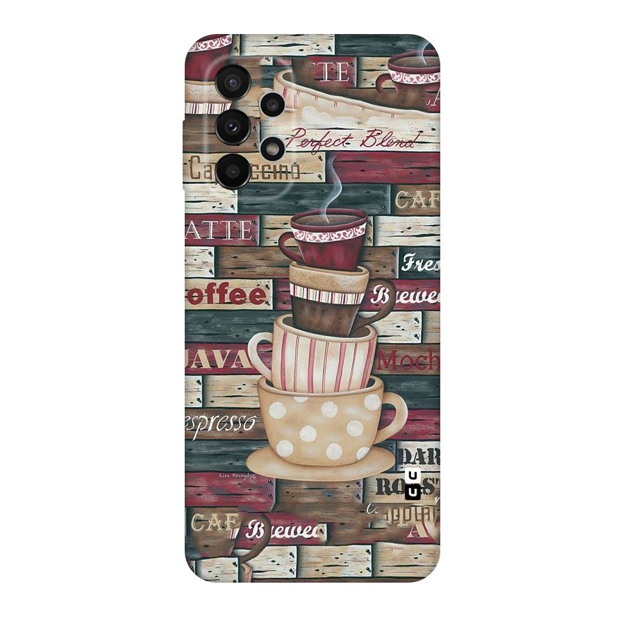 Cute Coffee Cups Original Polycarbonate Back Case for Galaxy A23
