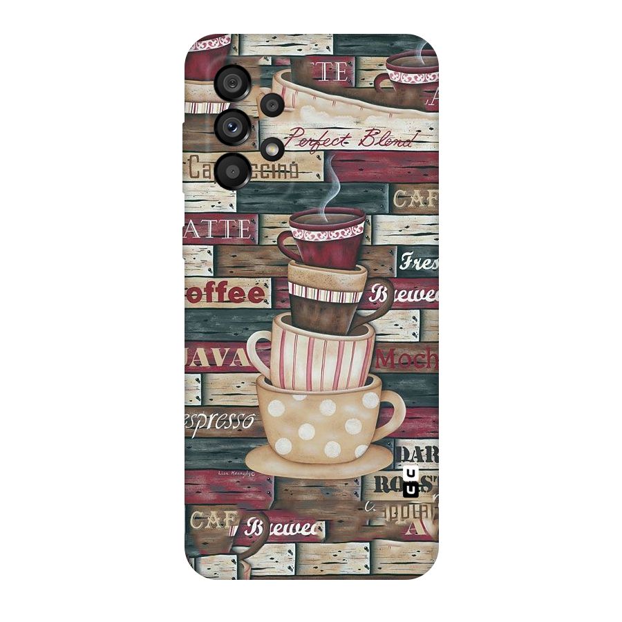 Cute Coffee Cups Original Polycarbonate Back Case for Galaxy A73 5G