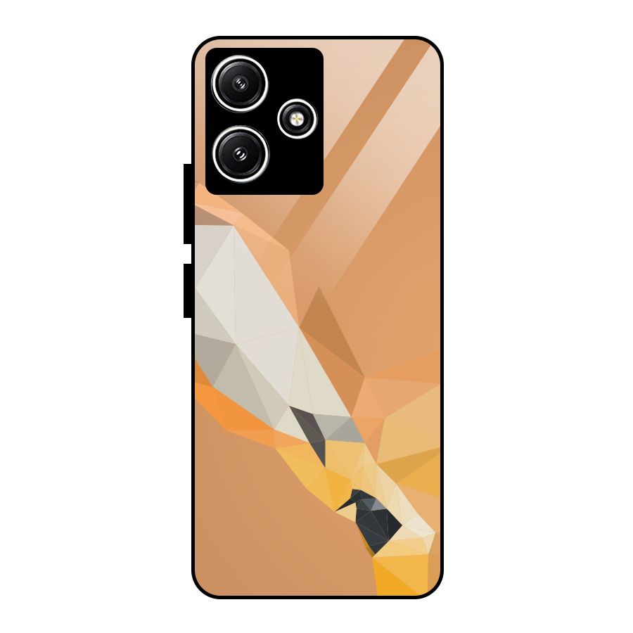 Cute Deer Glass Back Case for Poco M6 Pro