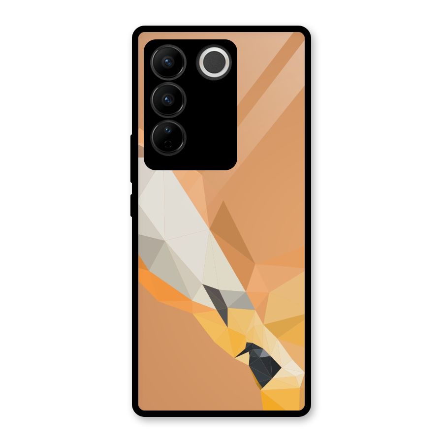 Cute Deer Glass Back Case for Vivo V27 Pro
