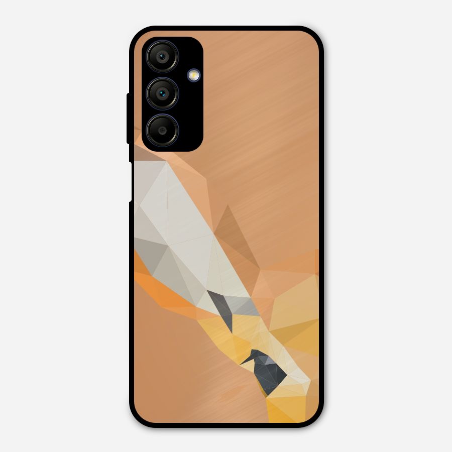 Cute Deer Metal Back Case for Galaxy A15 5G
