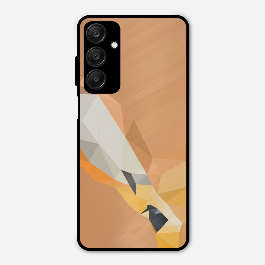 Cute Deer Metal Back Case for Galaxy A25 5G