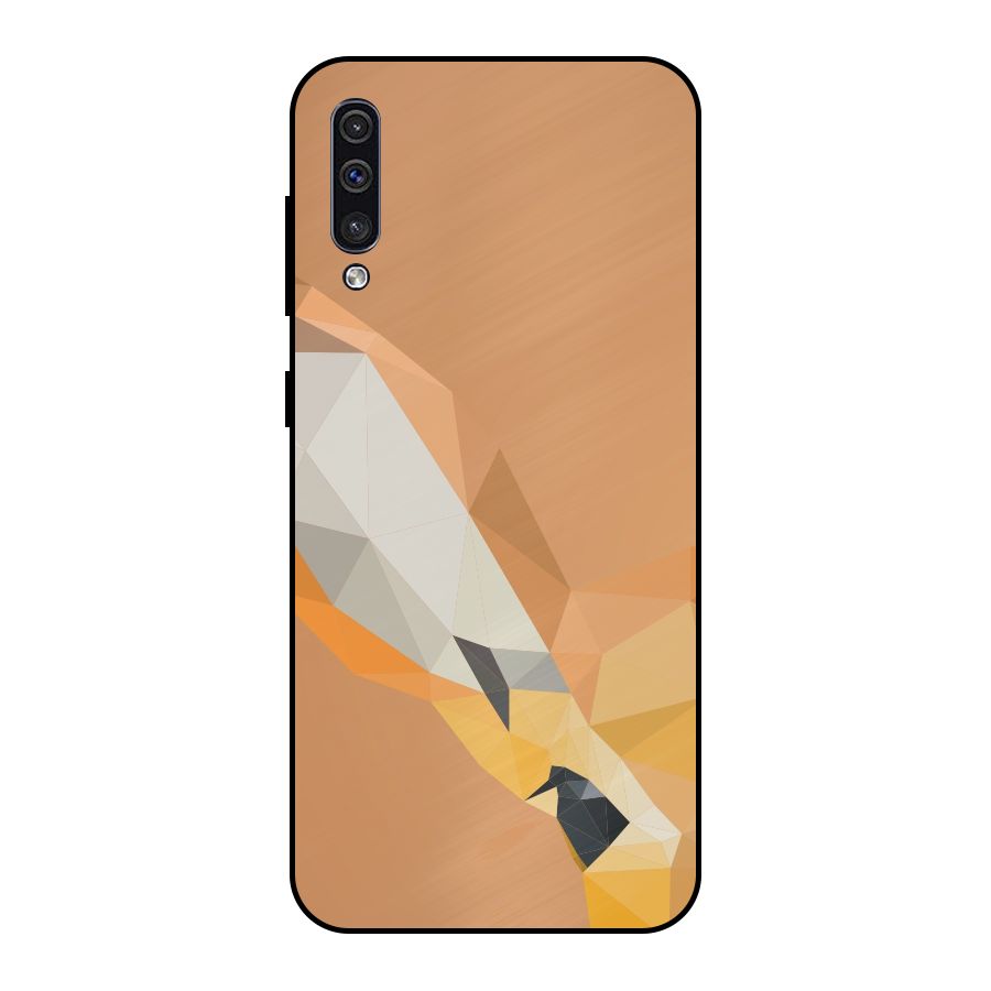 Cute Deer Metal Back Case for Galaxy A30s