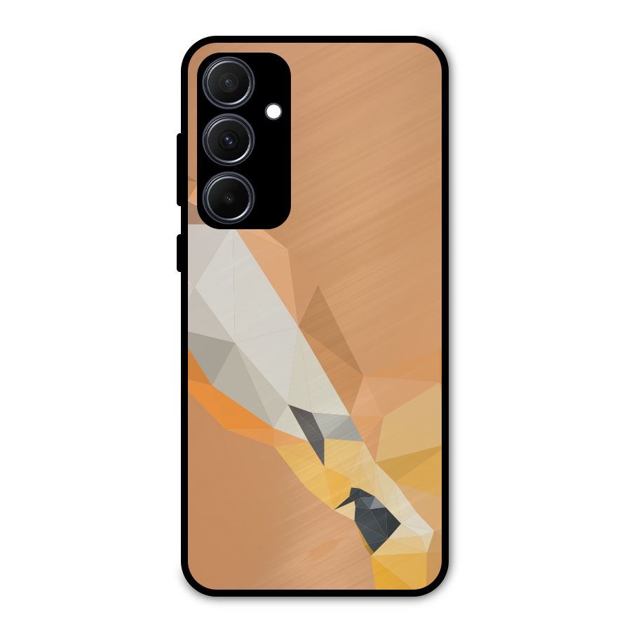 Cute Deer Metal Back Case for Galaxy A35