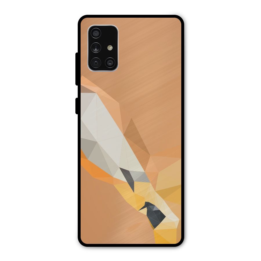 Cute Deer Metal Back Case for Galaxy A71