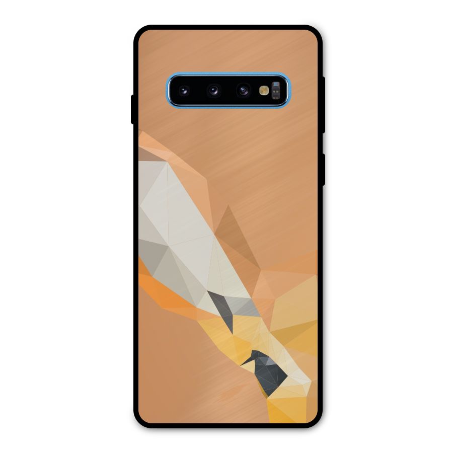 Cute Deer Metal Back Case for Galaxy S10