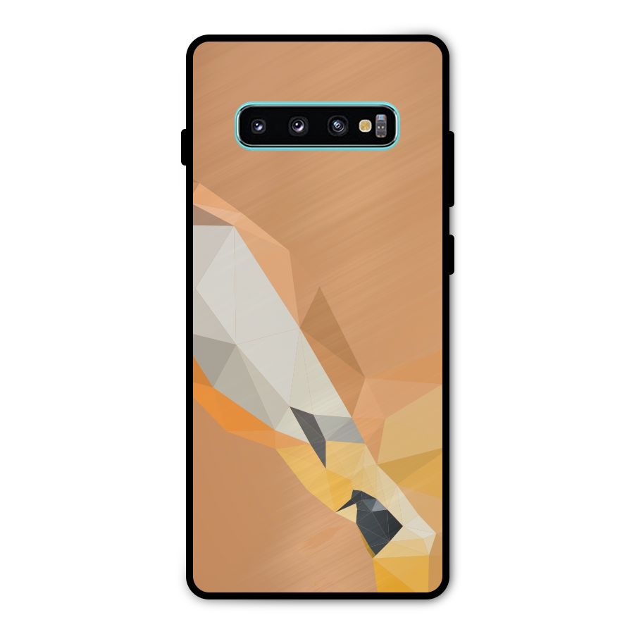 Cute Deer Metal Back Case for Galaxy S10 Plus