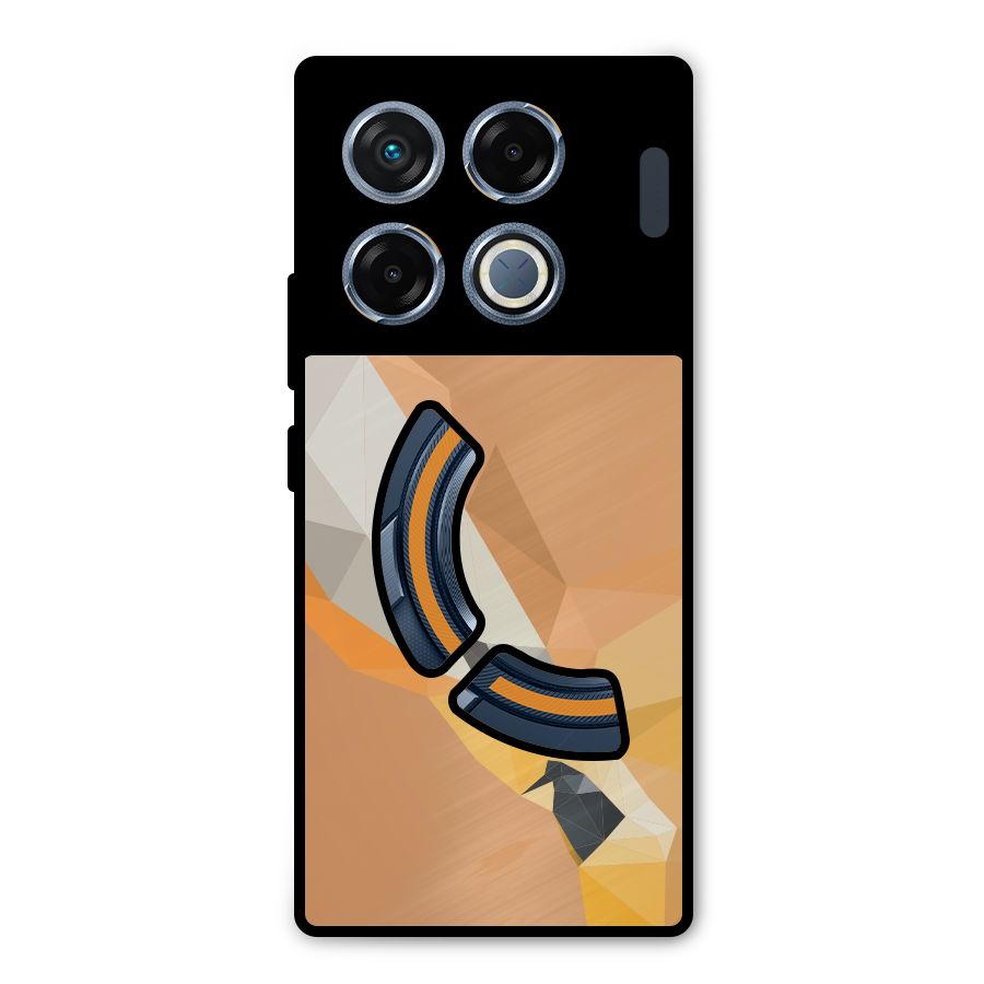Cute Deer Metal Back Case for Infinix GT 20 Pro