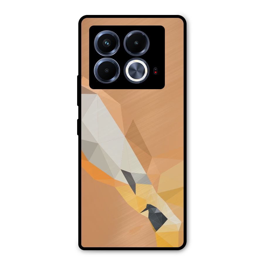 Cute Deer Metal Back Case for Infinix Note 40 5G
