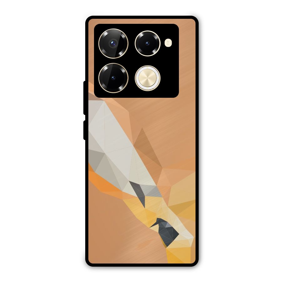 Cute Deer Metal Back Case for Infinix Note 40 Pro Plus