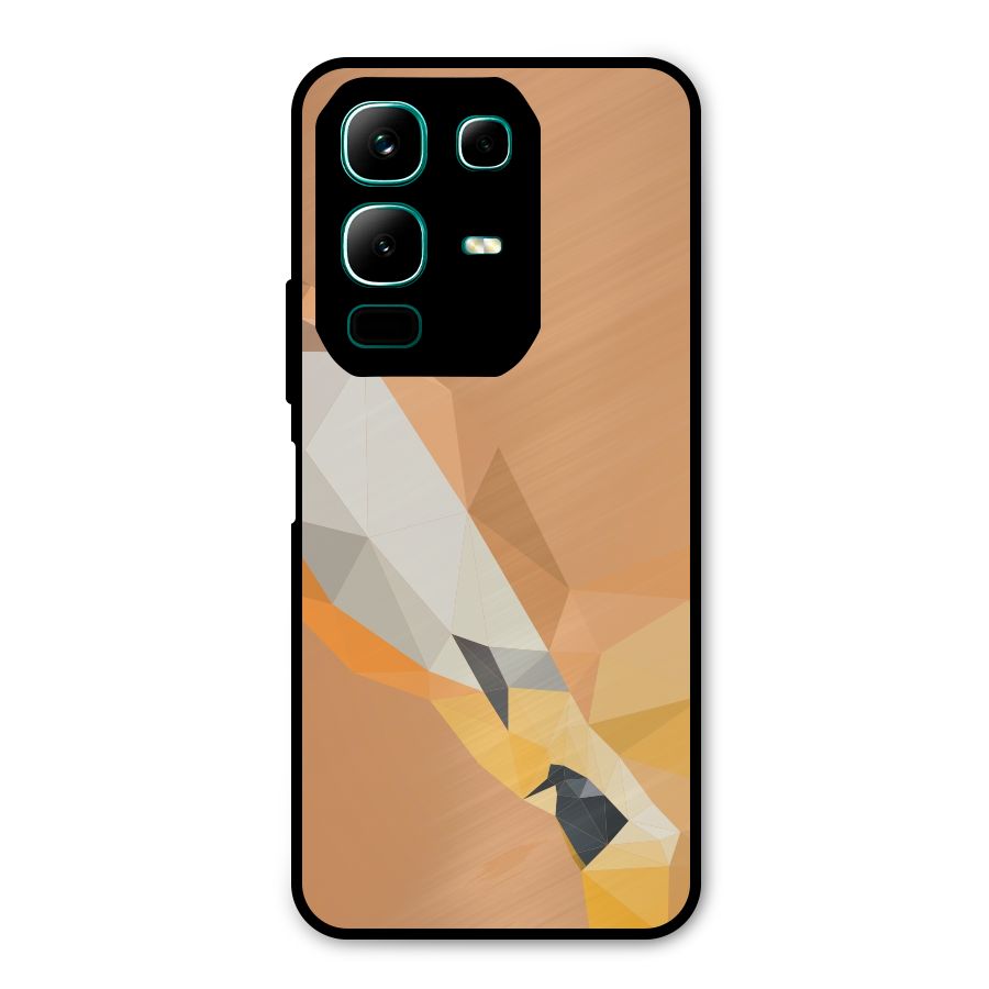 Cute Deer Metal Back Case for Infinix Note 50x