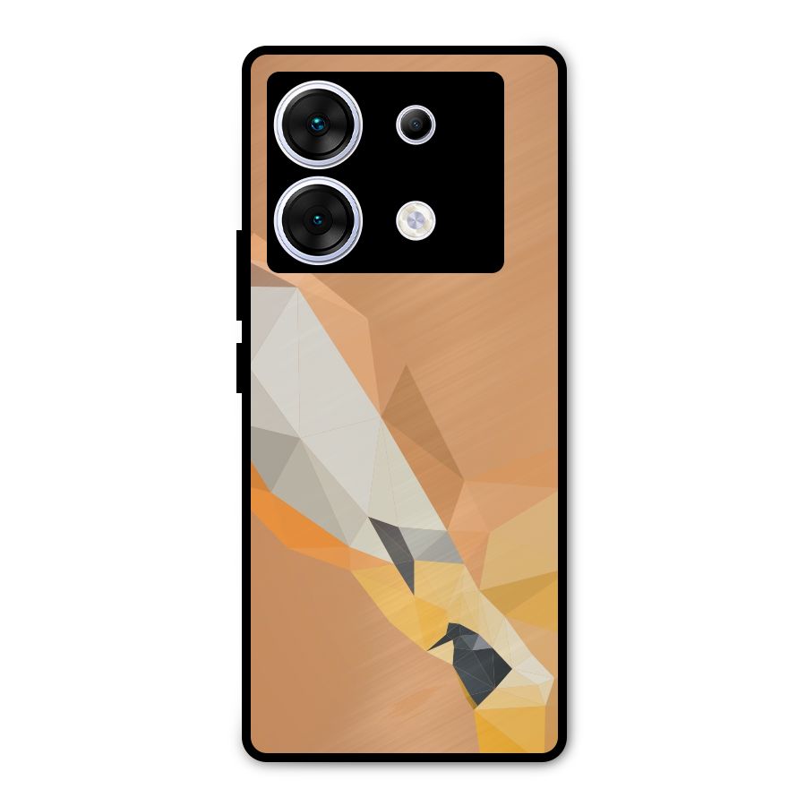 Cute Deer Metal Back Case for Infinix Zero 30 5G