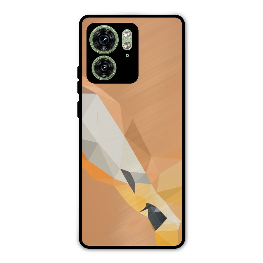 Cute Deer Metal Back Case for Motorola Edge 40 5G