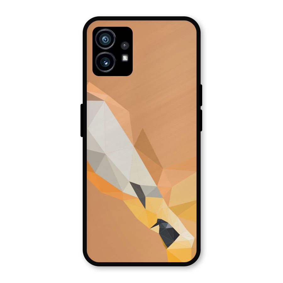 Cute Deer Metal Back Case for Nothing Phone 1