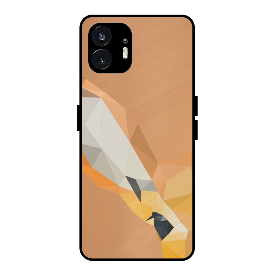 Cute Deer Metal Back Case for Nothing Phone 2
