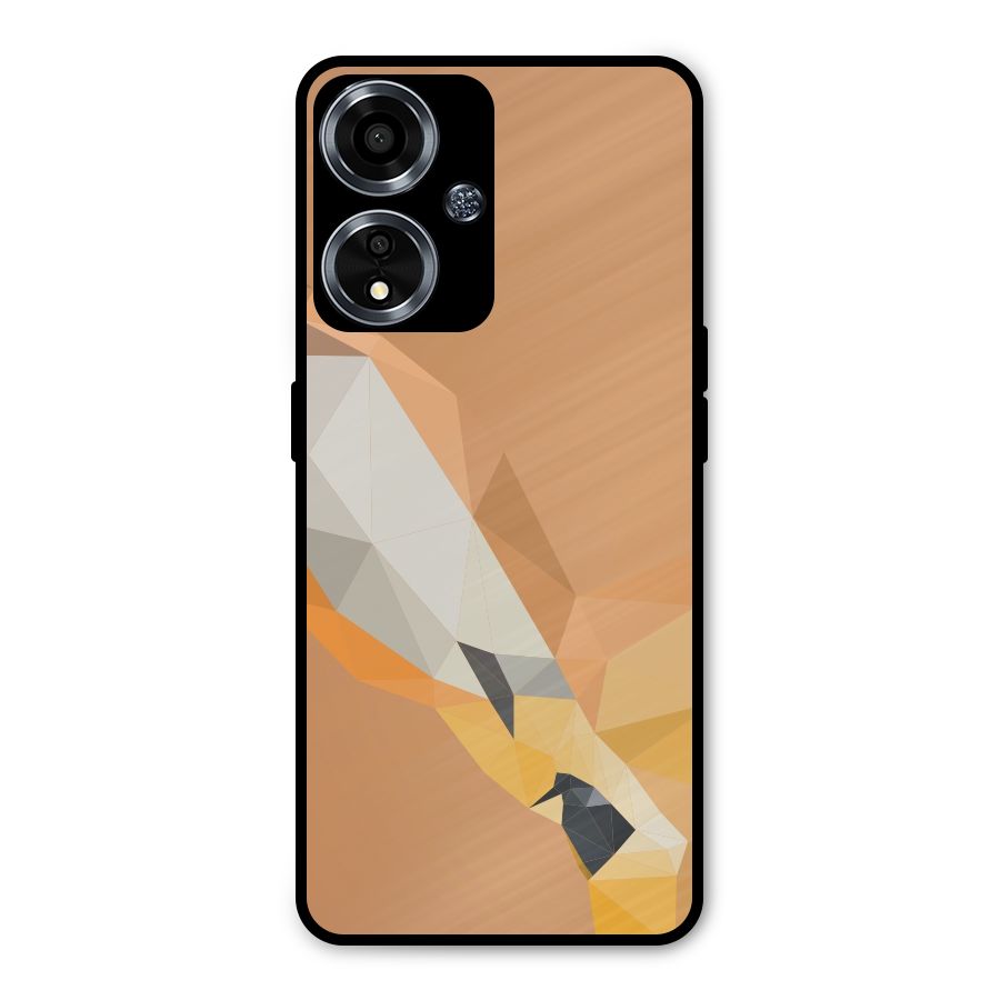 Cute Deer Metal Back Case for Oppo A59