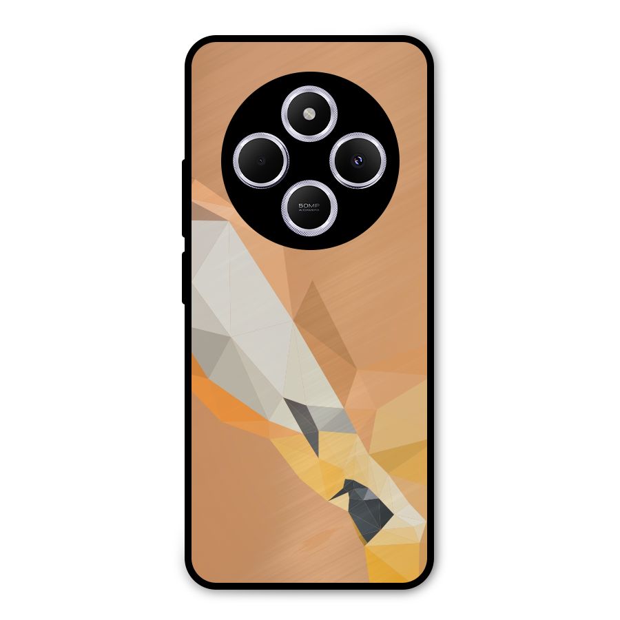 Cute Deer Metal Back Case for Poco C75 5G