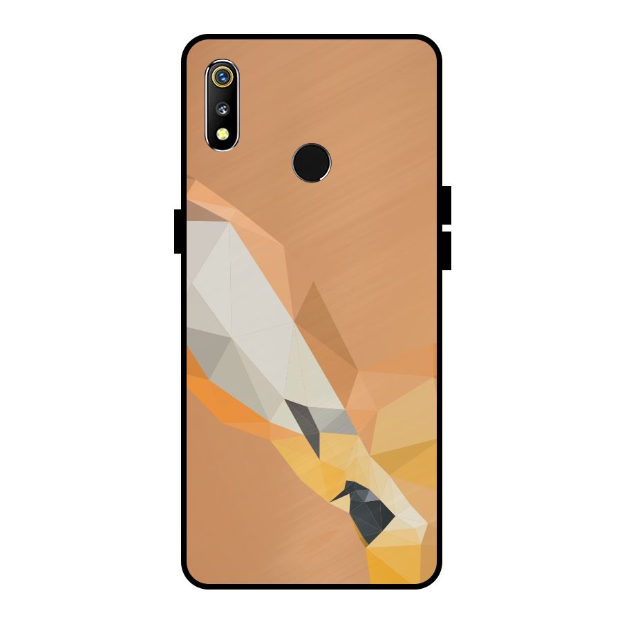 Cute Deer Metal Back Case for Realme 3i