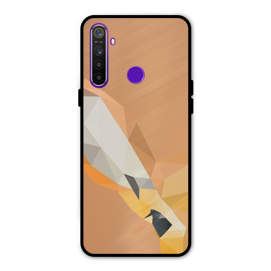 Cute Deer Metal Back Case for Realme 5