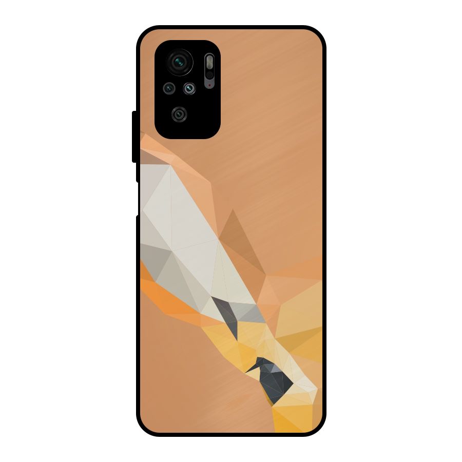 Cute Deer Metal Back Case for Redmi Note 10S
