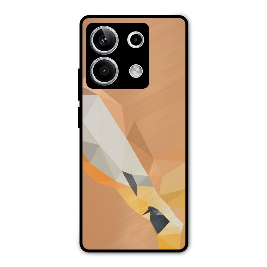 Cute Deer Metal Back Case for Redmi Note 13 5G
