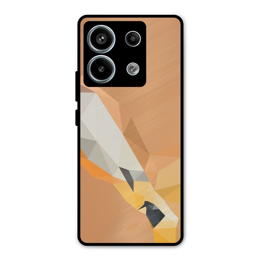 Cute Deer Metal Back Case for Redmi Note 13 Pro 5G