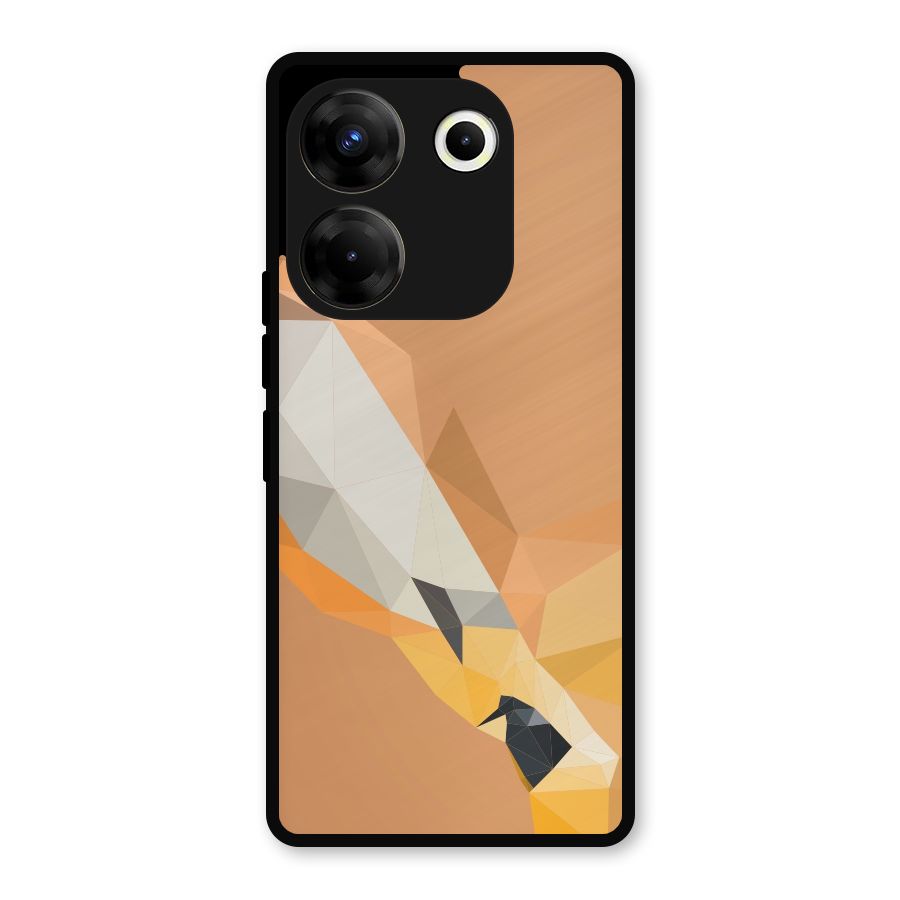 Cute Deer Metal Back Case for Tecno Camon 20 Pro