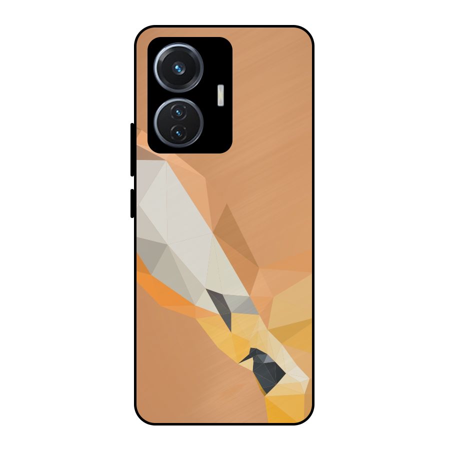 Cute Deer Metal Back Case for Vivo T1 44W