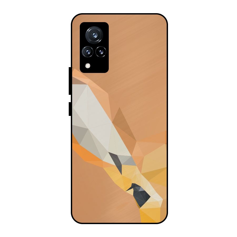 Cute Deer Metal Back Case for Vivo V21 5G