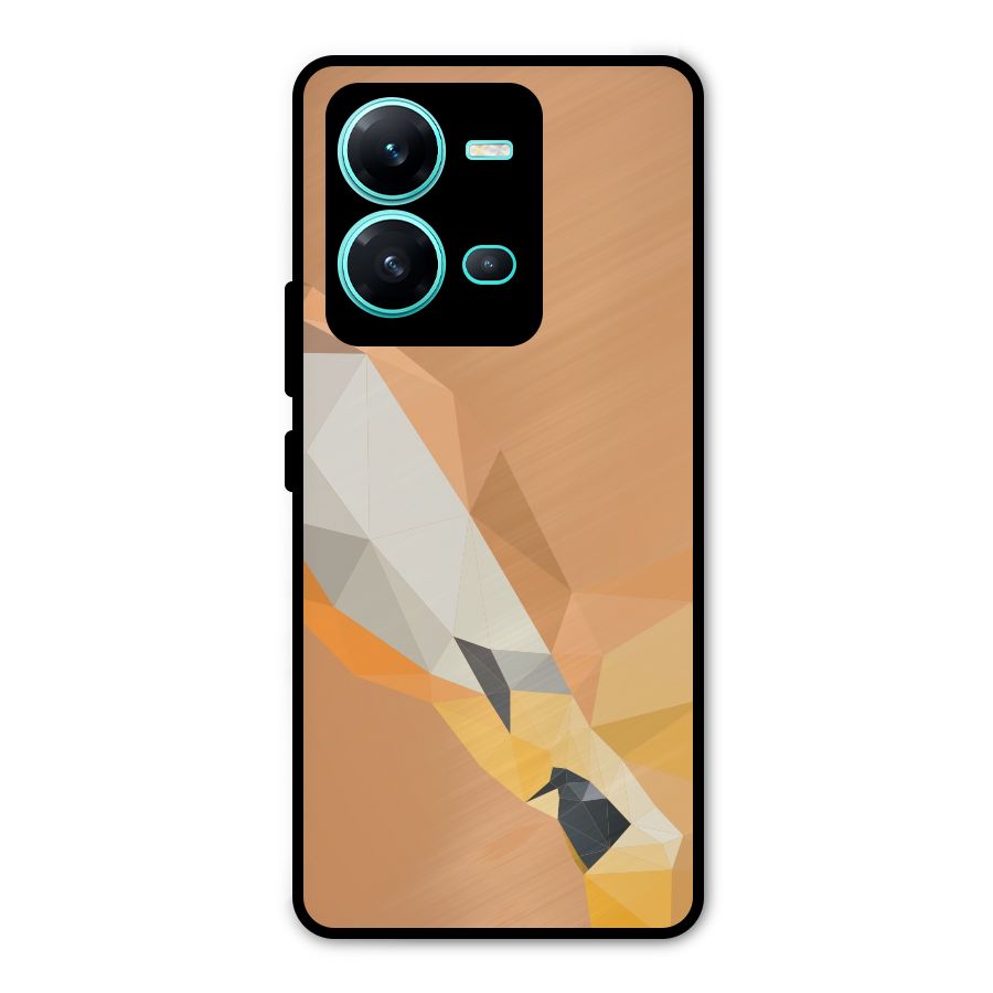 Cute Deer Metal Back Case for Vivo V25