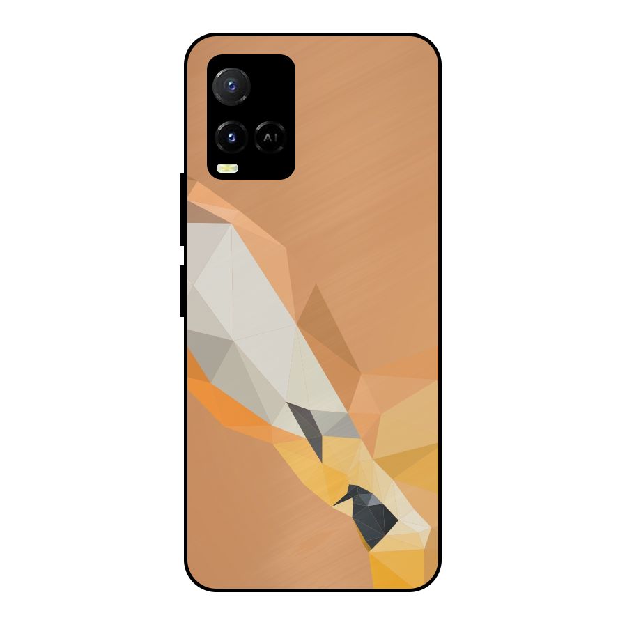 Cute Deer Metal Back Case for Vivo Y21A