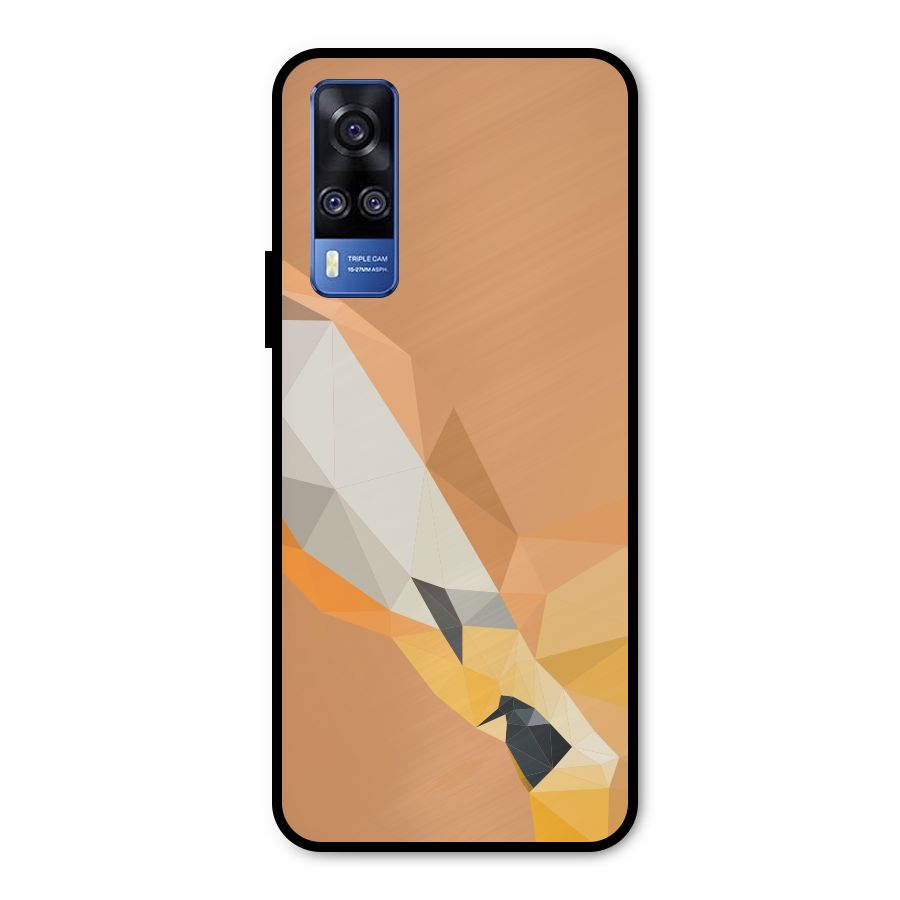 Cute Deer Metal Back Case for Vivo Y51A