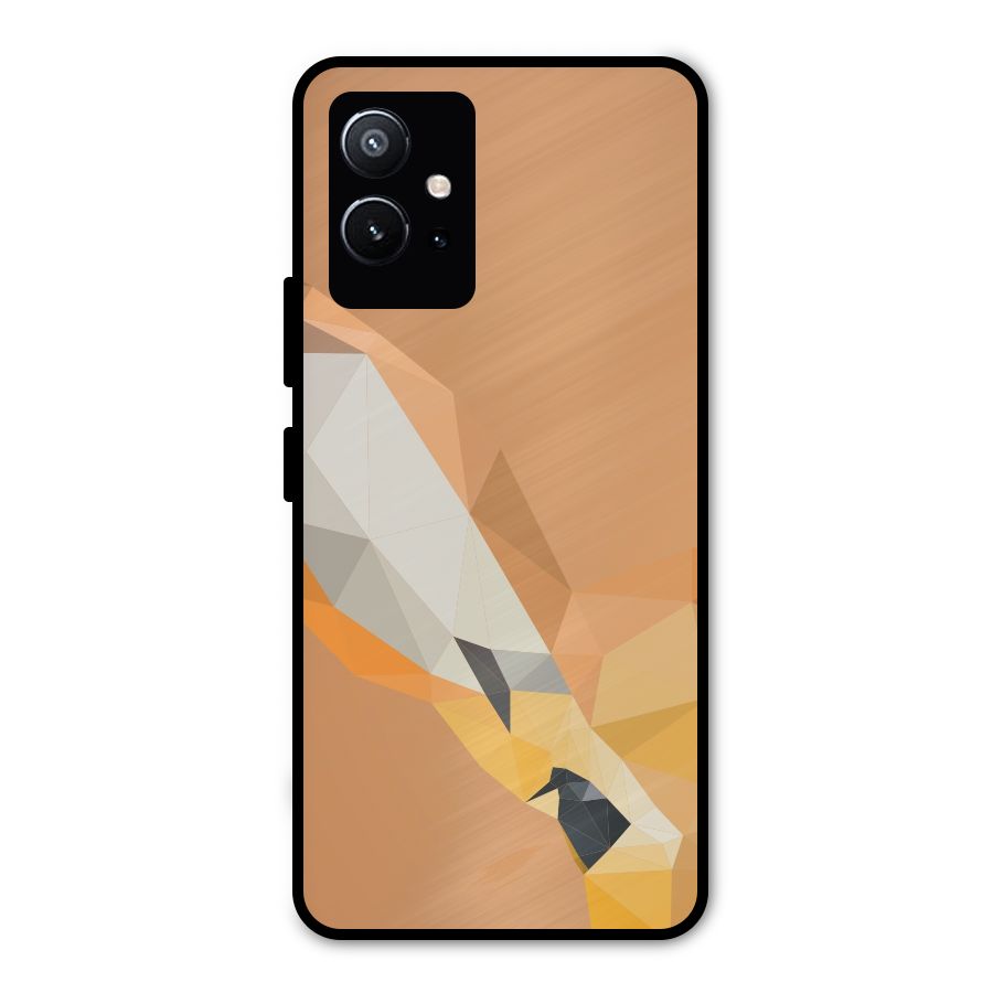 Cute Deer Metal Back Case for Vivo Y75 5G