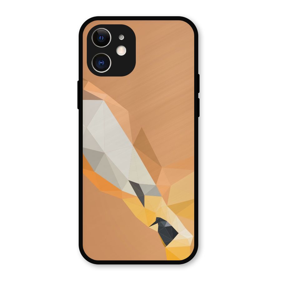 Cute Deer Metal Back Case for iPhone 12