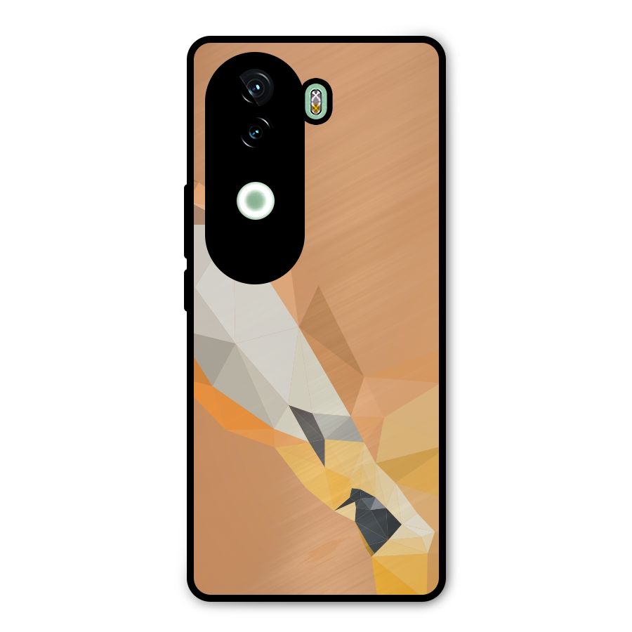 Cute Deer Metal Back Case for iQOO Z9s