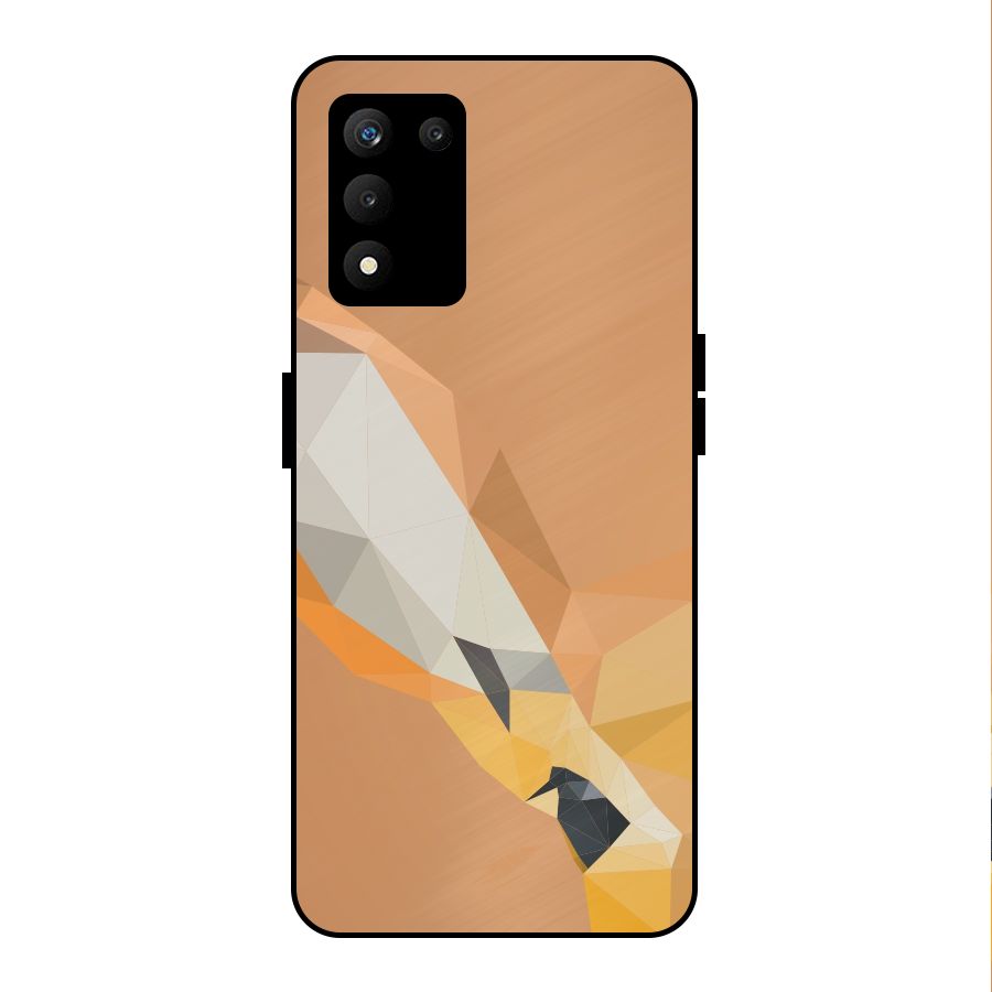 Cute Deer Metal Back Case for realme 9 5G SE