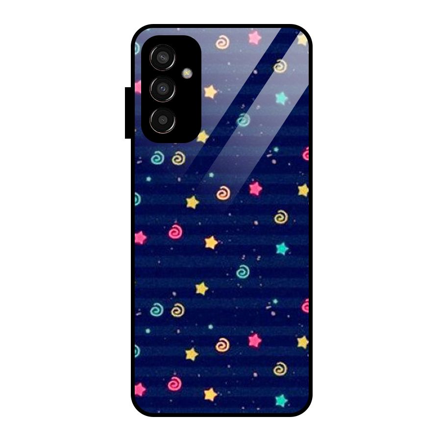 Cute Design Glass Back Case for Galaxy F13