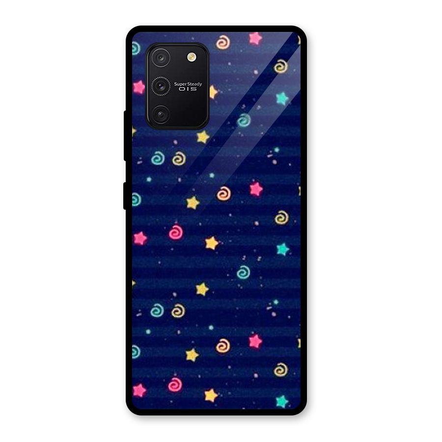 Cute Design Glass Back Case for Galaxy S10 Lite